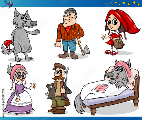 little red riding hood characters