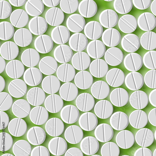 realistic background of pills
