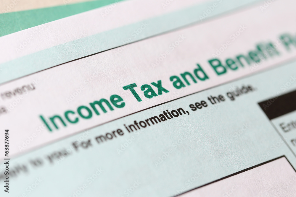 Income tax form Income tax form