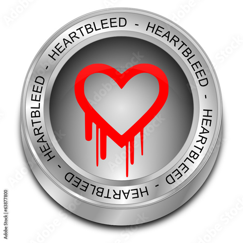 Heartbleed button photo