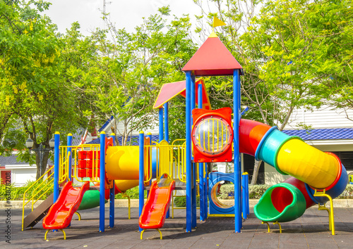 Children's playground at public park