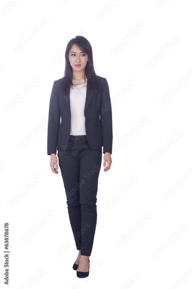 Asian business woman give you excellent gesture, Asian business woman give you excellent gesture,