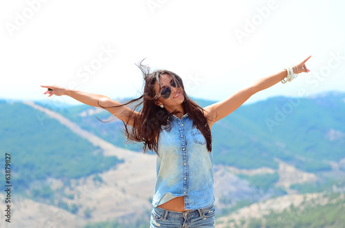 Happy pretty girl