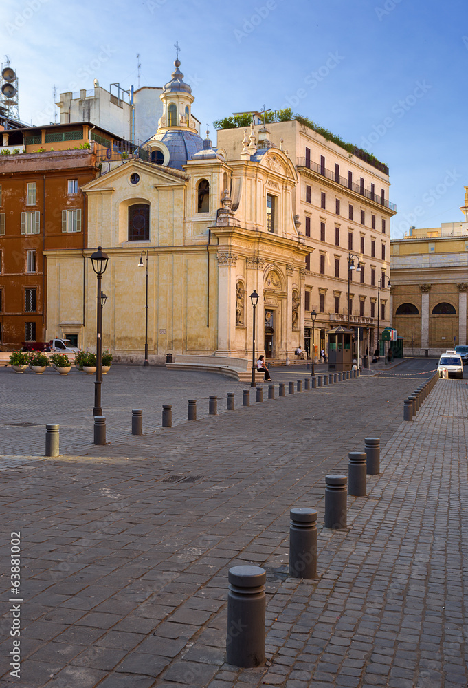 church of SS. Claudius and Andrew of the Burgundians. Rome.