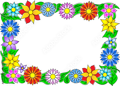 Blüten Rahmen