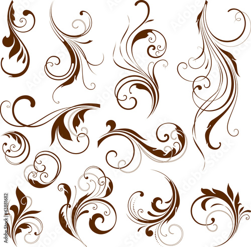 floral_scroll_set