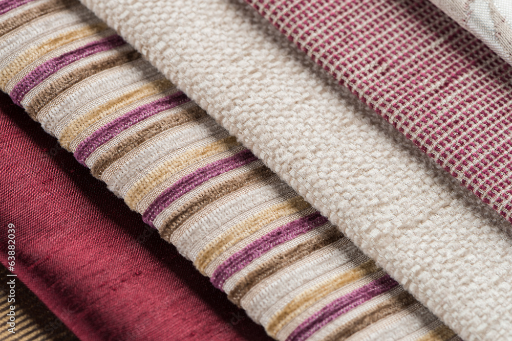 Multi color fabric texture samples Multi color fabric texture samples