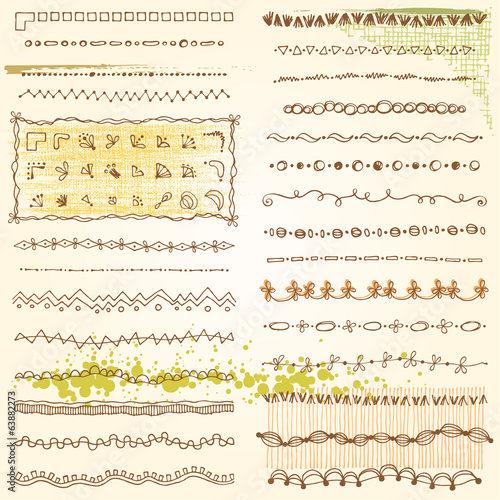 Doodle Frame Design Elements