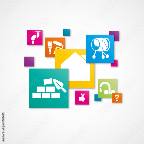 logo business-bricolage/construction