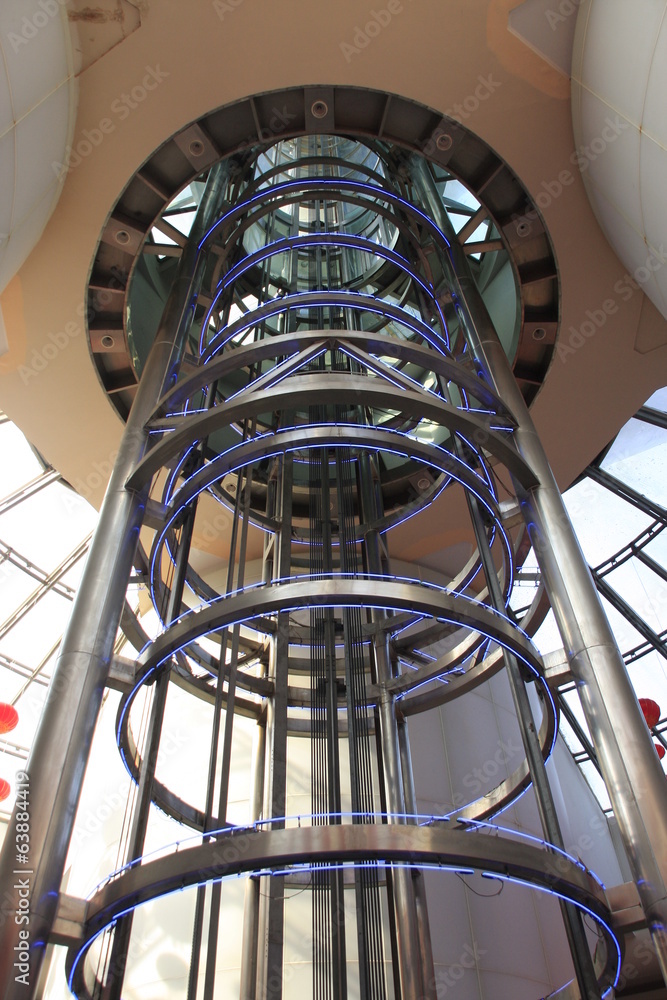 Obraz premium cylindre futuriste