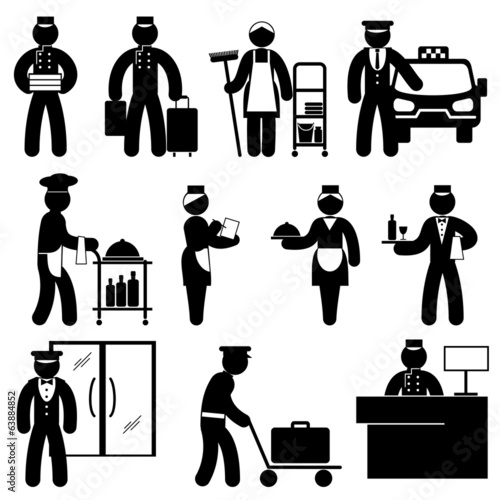 people hotel attendant