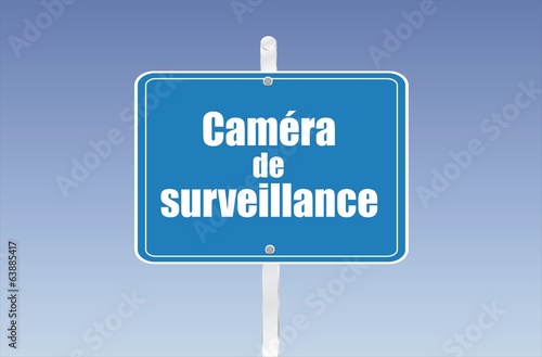panneau caméra de surveillance