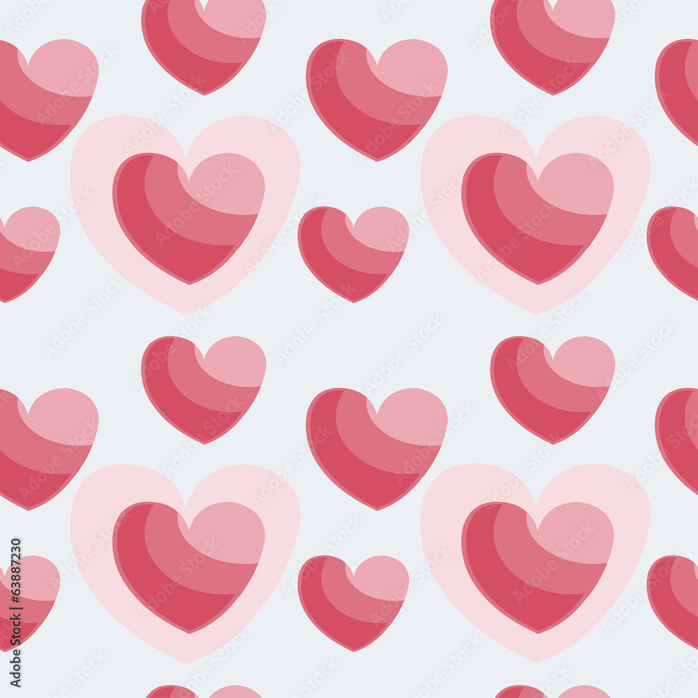 Vector Illustration of Hearts
