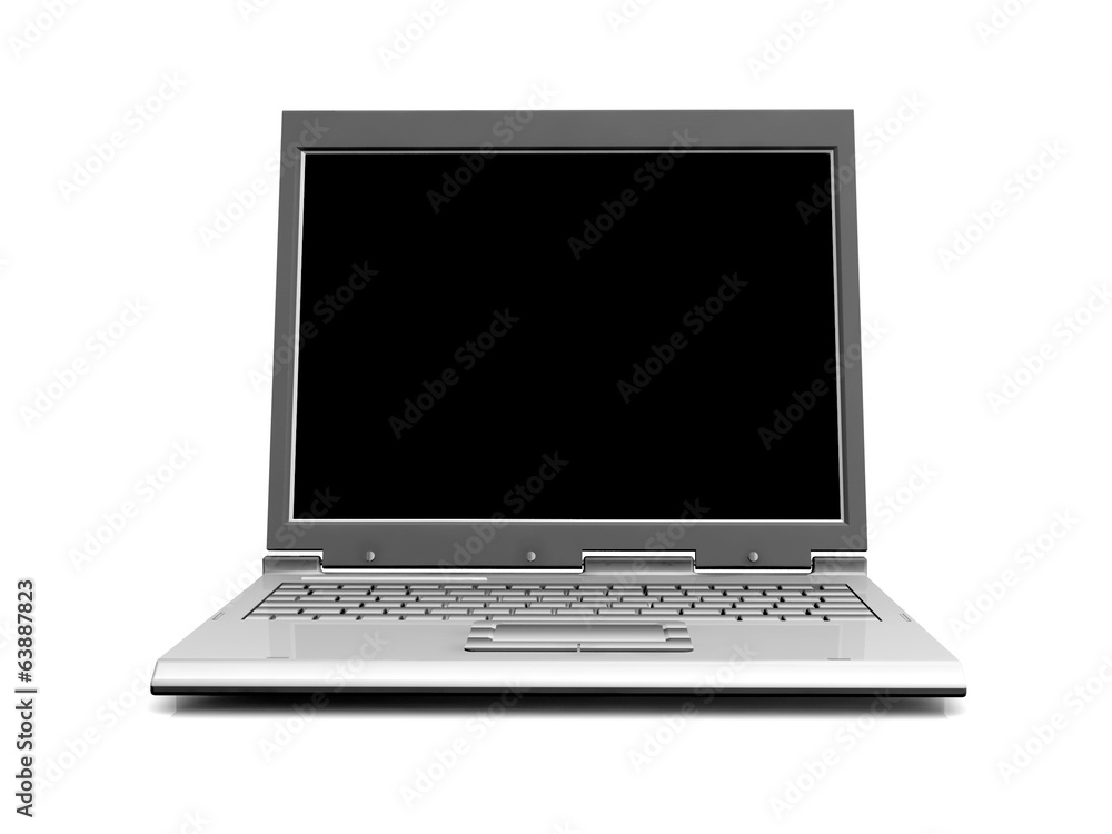 professional Laptop isolated on white background professional Laptop isolated on white background