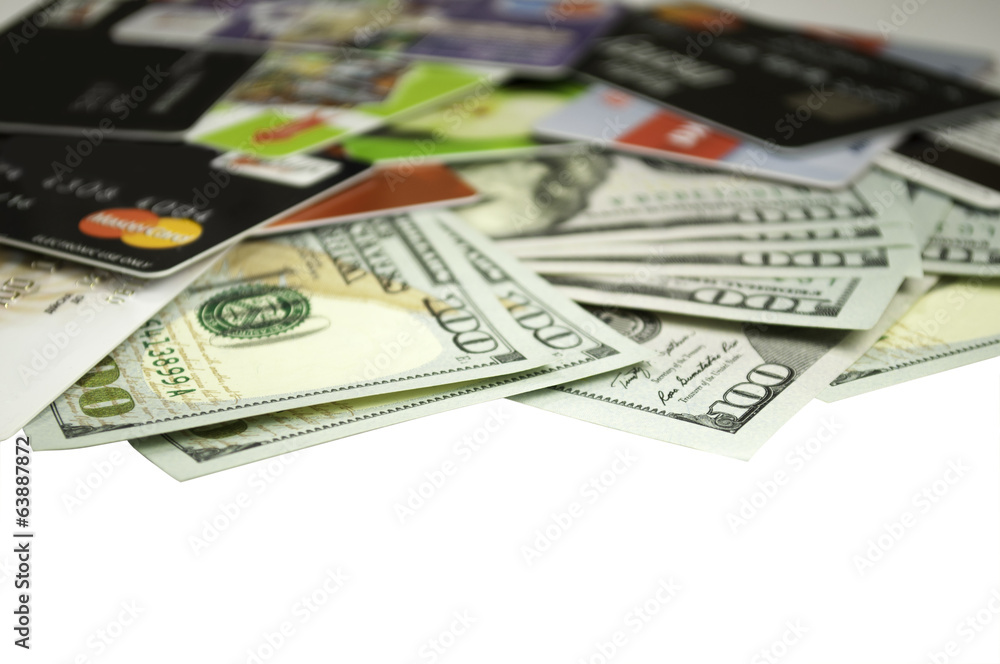 Credit kartyi hundred-dollar bills Credit kartyi hundred-dollar bills