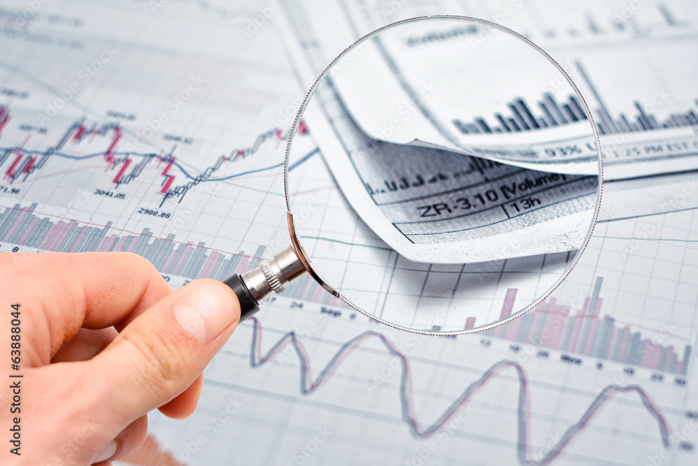 Showing financial report Showing financial report