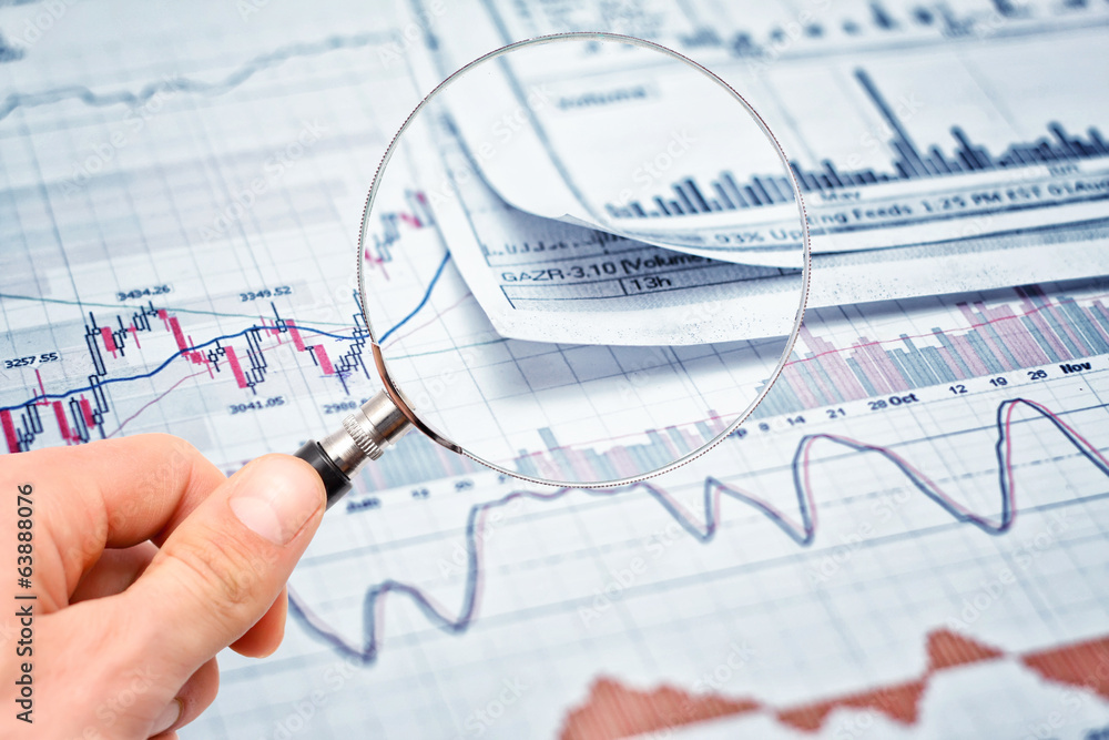 Showing financial report Showing financial report