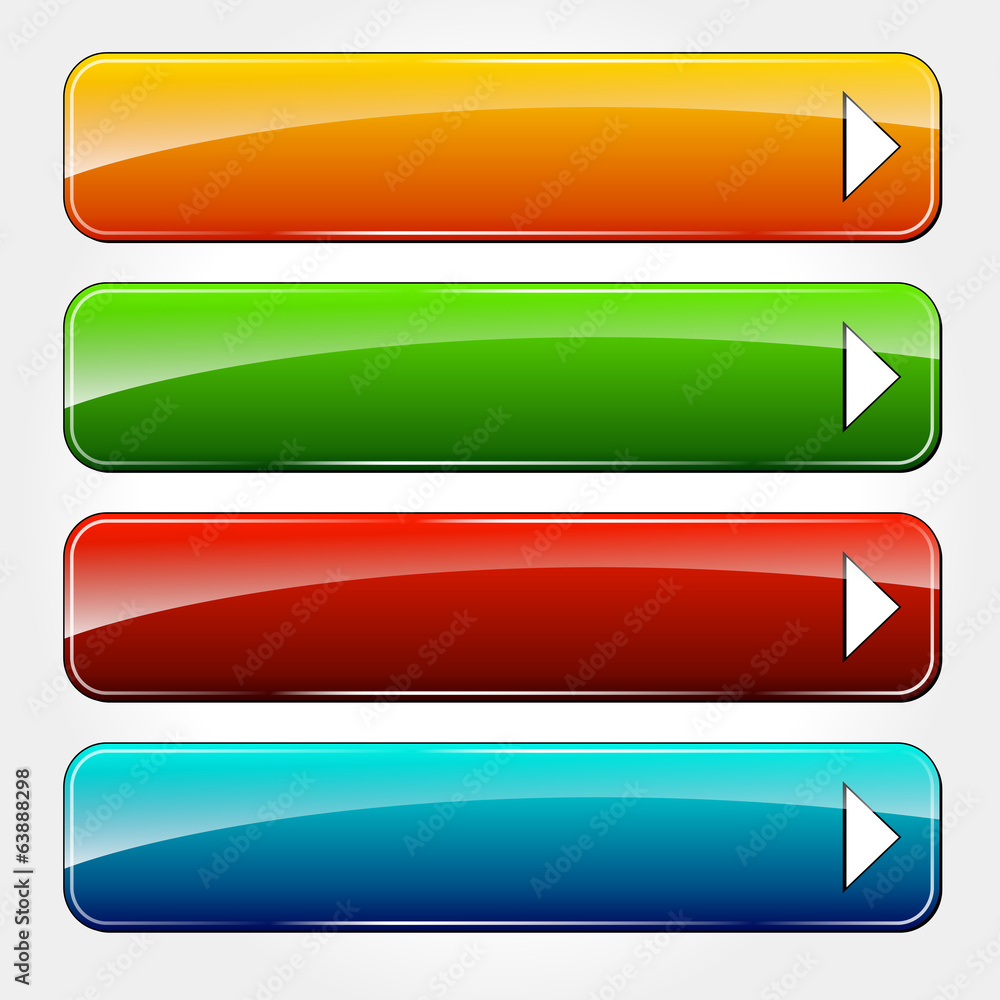 Vector web buttons Vector web buttons