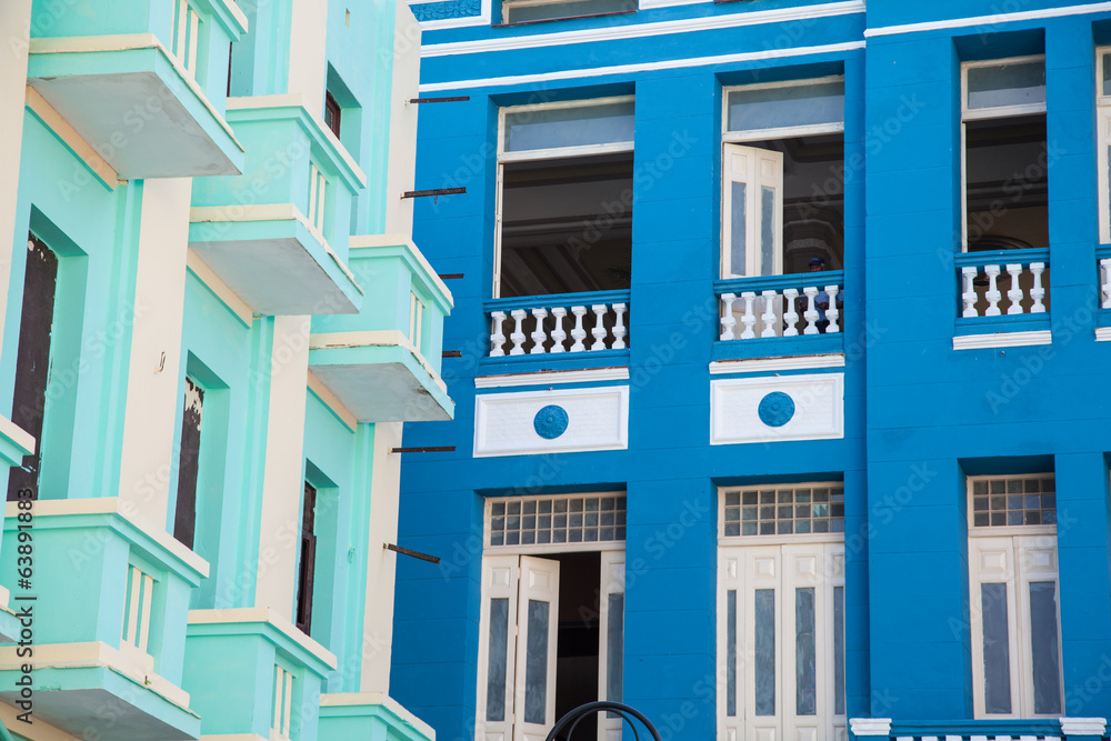 Obraz premium Colonial Buildings, Cuba