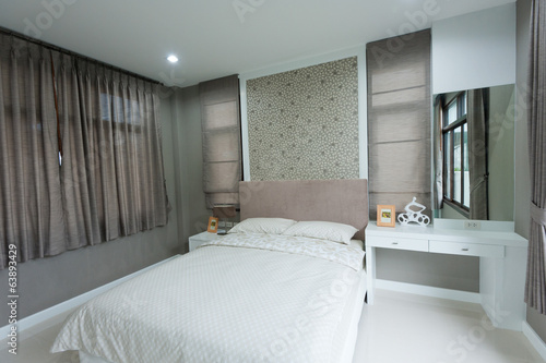 Modern bedroom interior