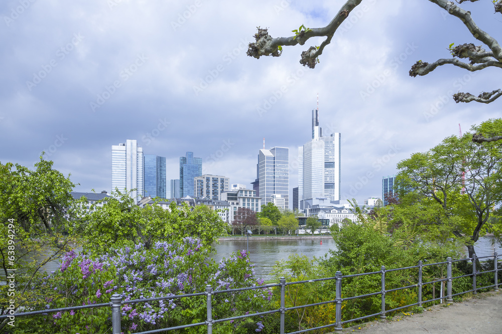 Fototapeta premium Skyline Frankfurt