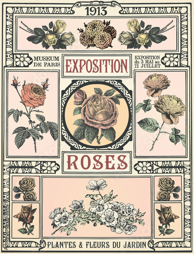 Dekoracja na wymiar  exposition-de-roses