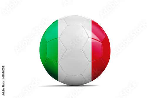 Soccer balls with teams flags  Brazil 2014. Group D  Italy