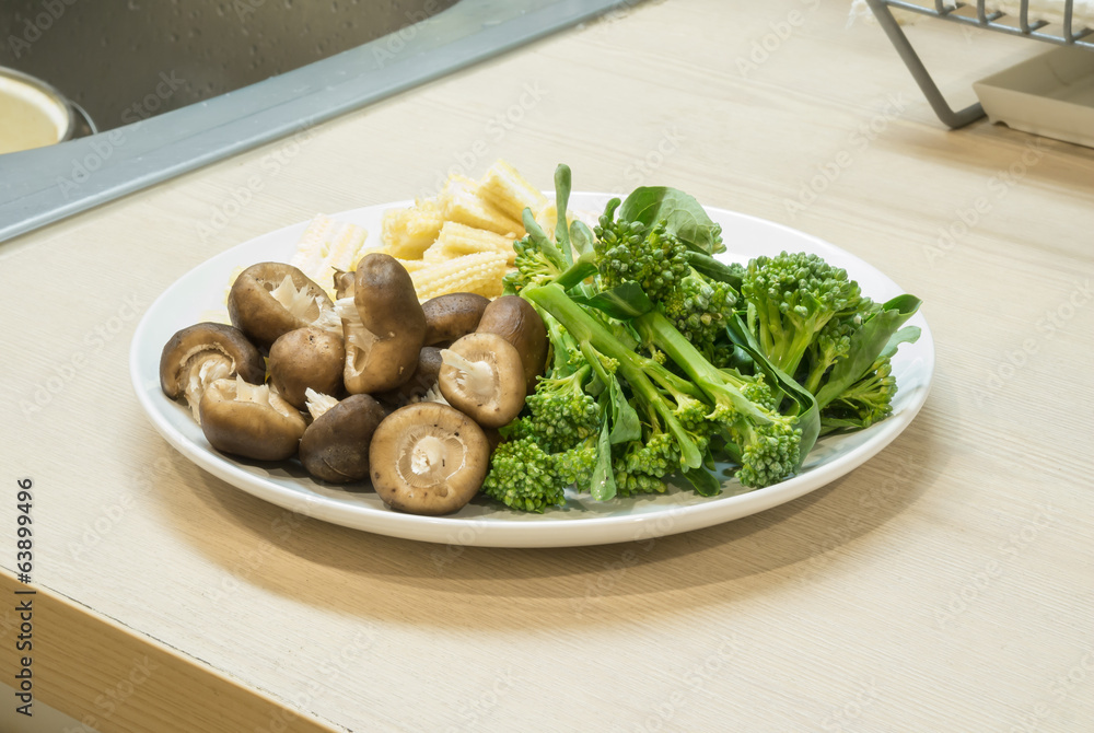 Preparation vegetable for cooking Preparation vegetable for cooking