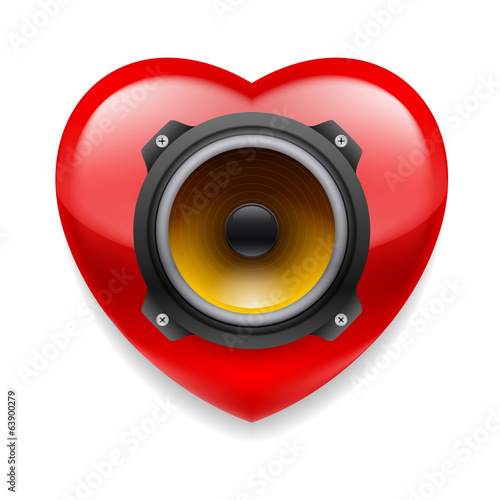Favorite music icon