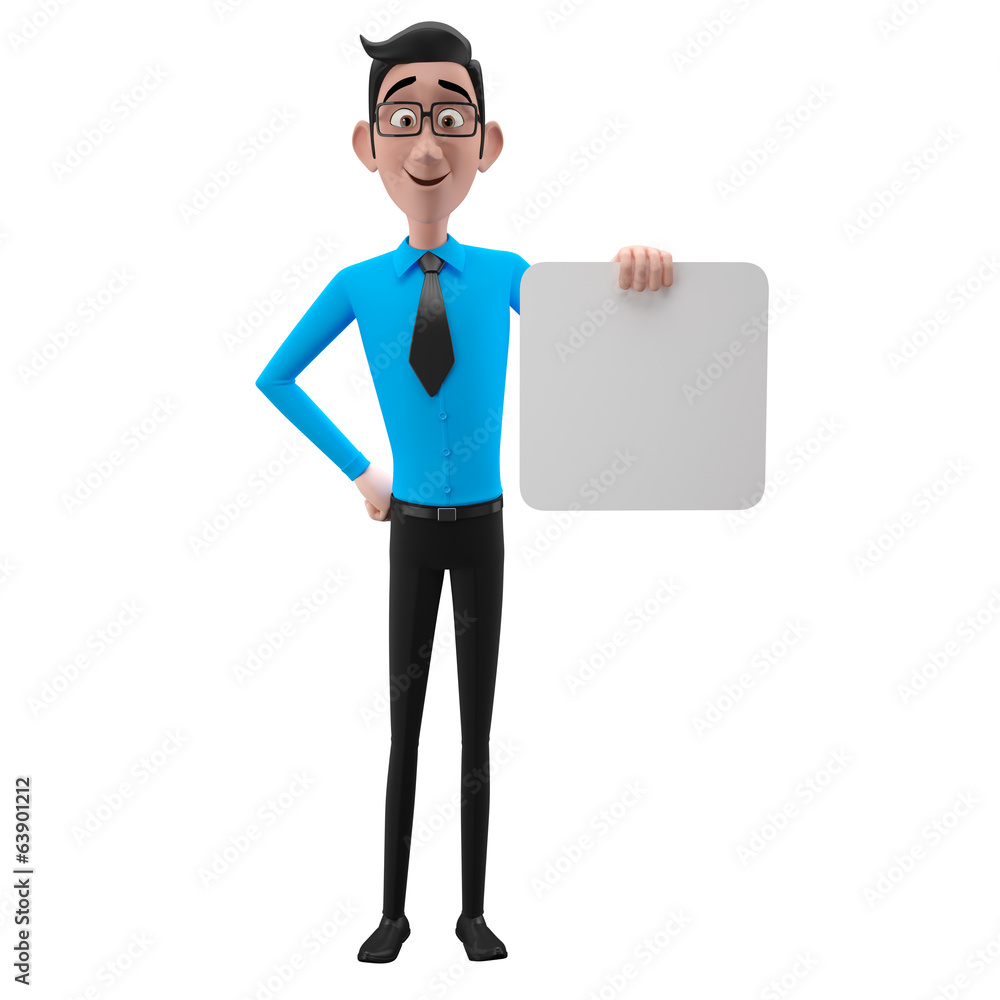 3d business man, isolated, no background 3d business man, isolated, no background