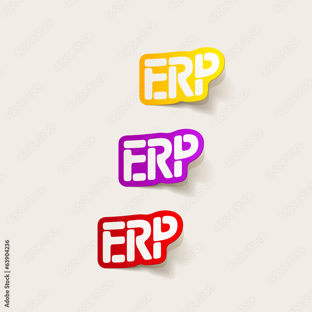 realistic design element: ERP realistic design element: ERP