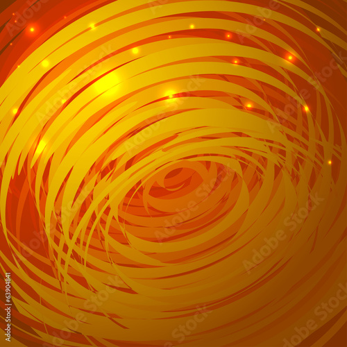 Abstract background with golden spiral.