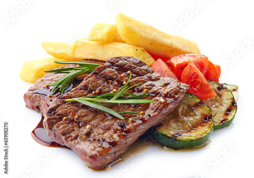 Fotografie grilled beef steak