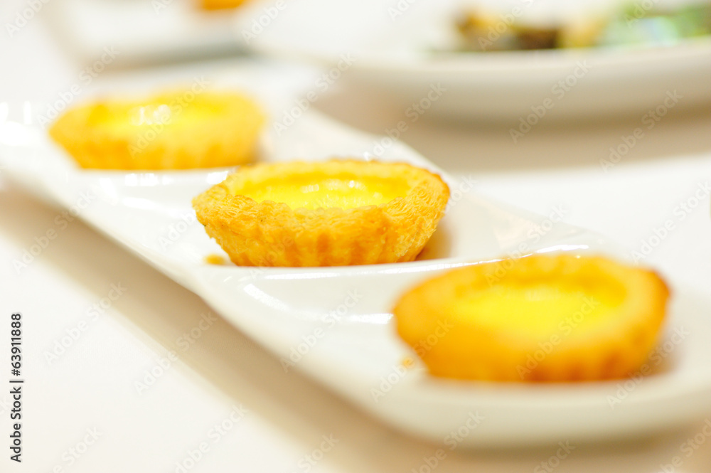 chinese dim sum:hongkong egg tart