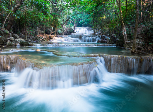 Beautiful Waterfall at Huay Mae Khamin