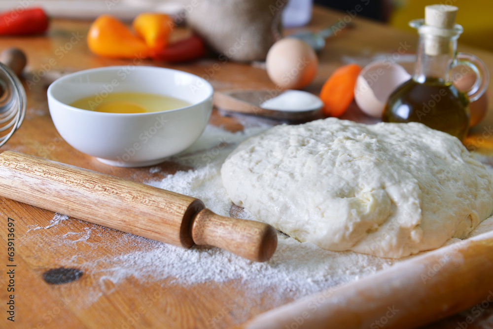 Fototapeta premium yeast dough