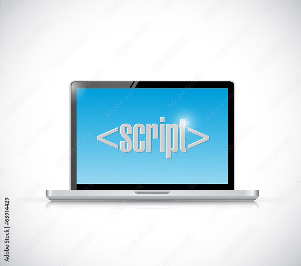 computer script sign illustration design computer script sign illustration design