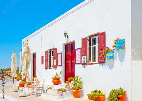 old house in Chora the capital of Amorgos island in Greece © imagIN photography