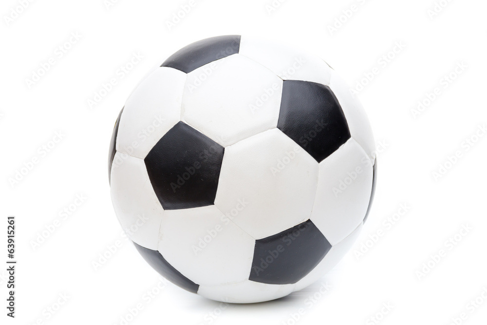 soccer ball isolated on white