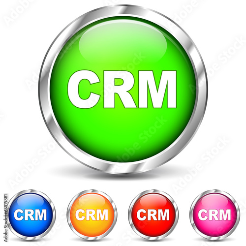 Vector crm chrome icons