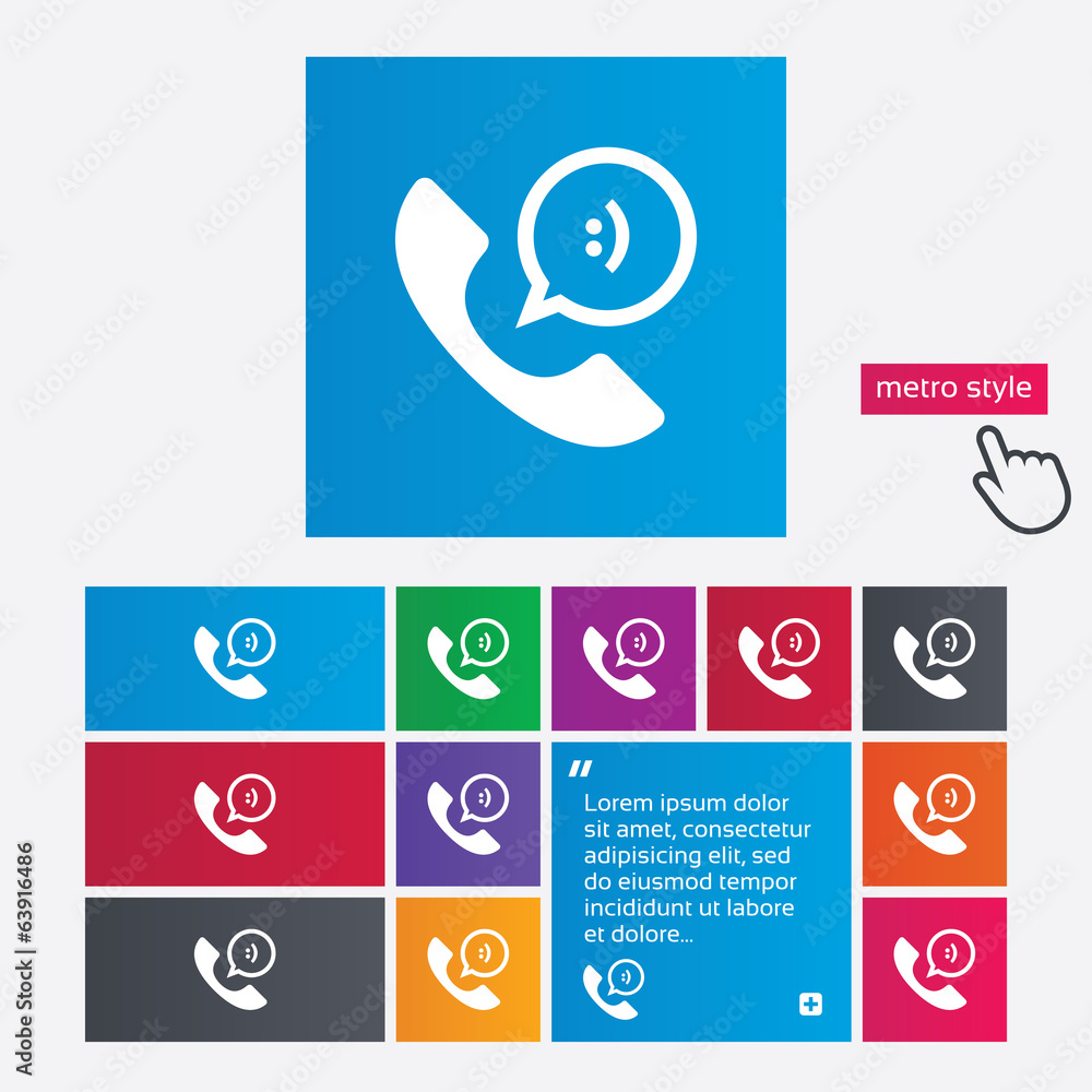 Phone sign icon. Support symbol. Phone sign icon. Support symbol.