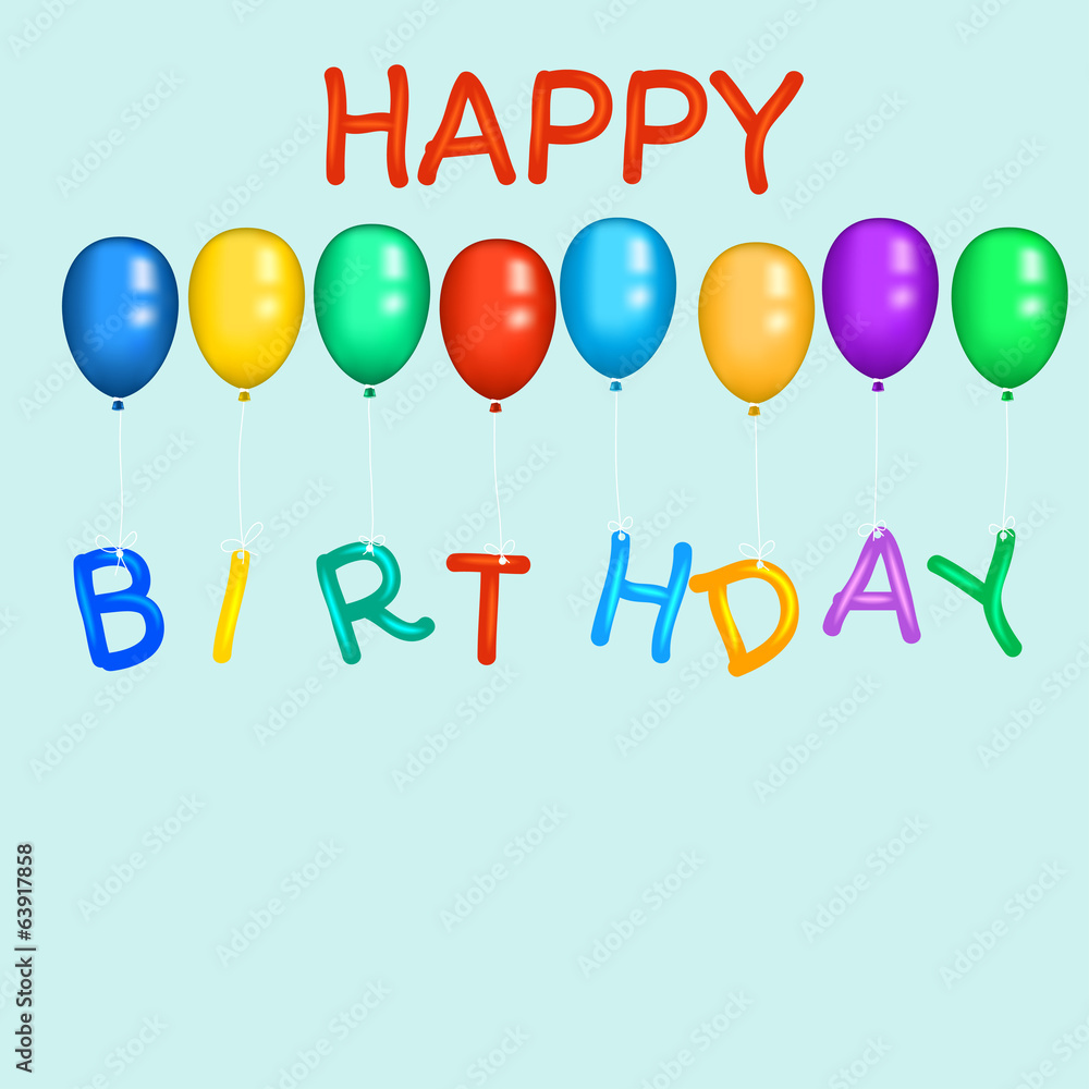 colored balloons blue background colored balloons blue background