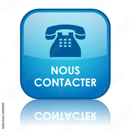 Bouton Web "NOUS CONTACTER" (service client accueil coordonnées)