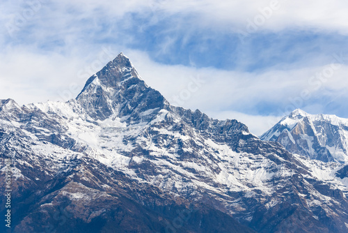 Mount Machapuchare in Nepal