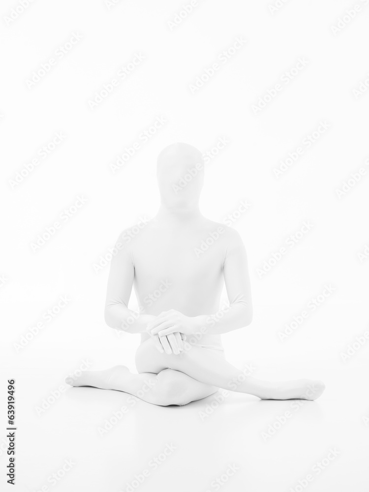 faceles man gomukhasana posture faceles man gomukhasana posture
