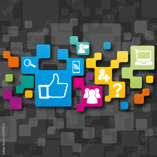 fond abstrait-internet