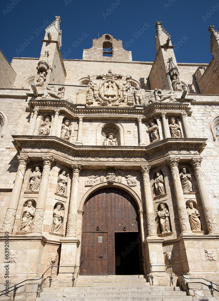 Montblanc church .Tarragona.Catalonia.Spain