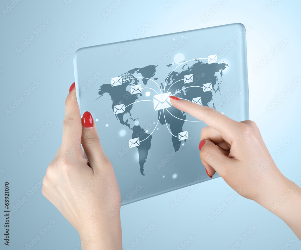 woman email concept woman email concept
