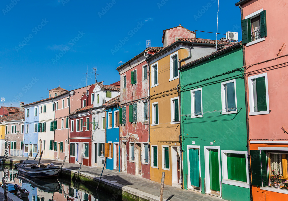 Street of Colors in Burano