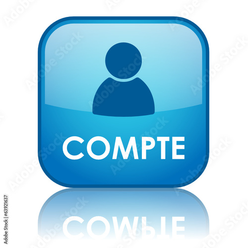 Bouton Web "COMPTE" (mon profil utilisateur préférences options)